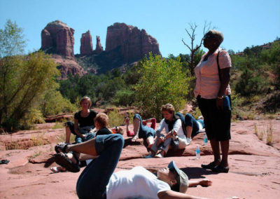 Cathedral Rock Stretching Sedona